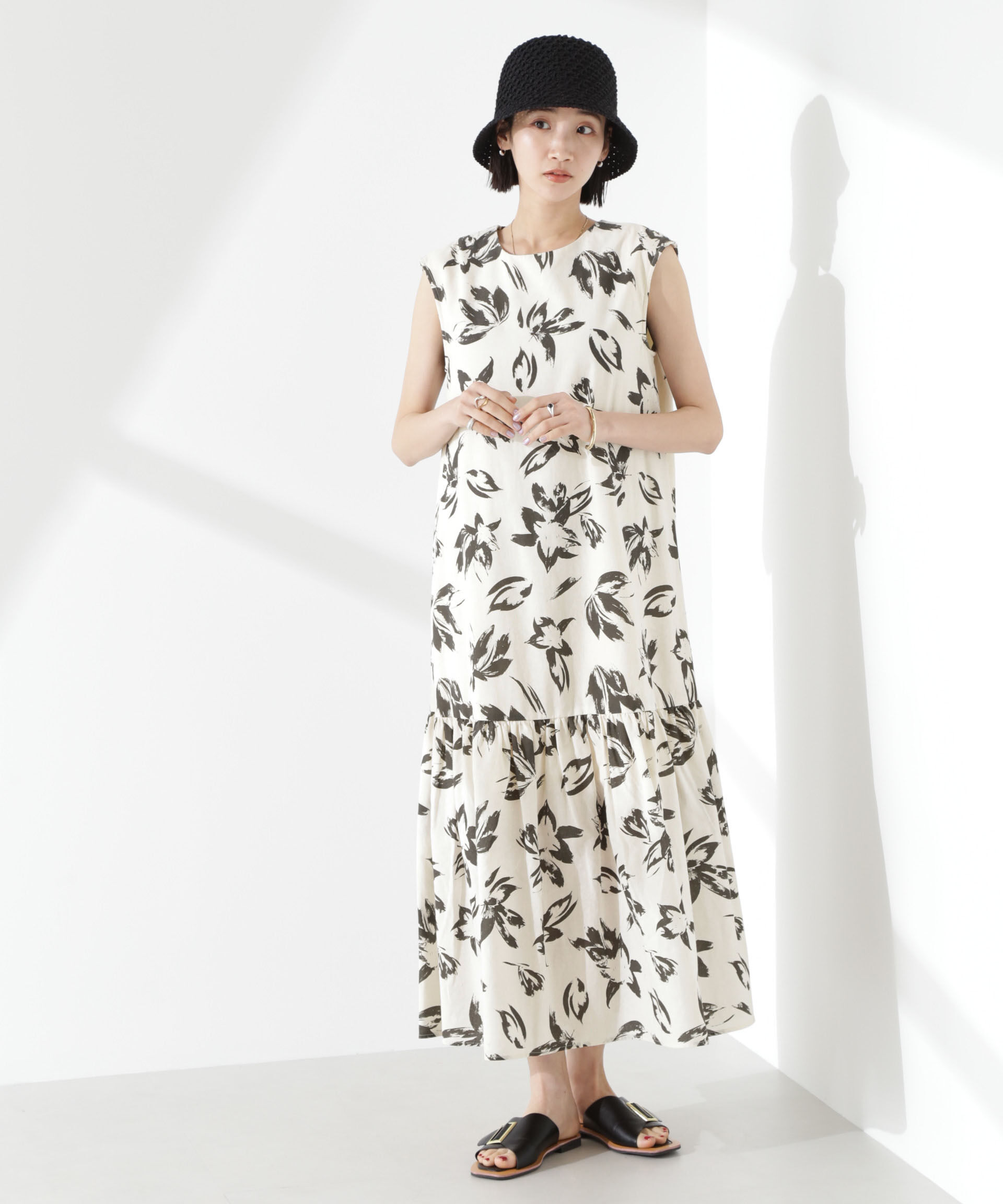 nano･universe「綿麻COOLMAXワンピース」|ワンピース|