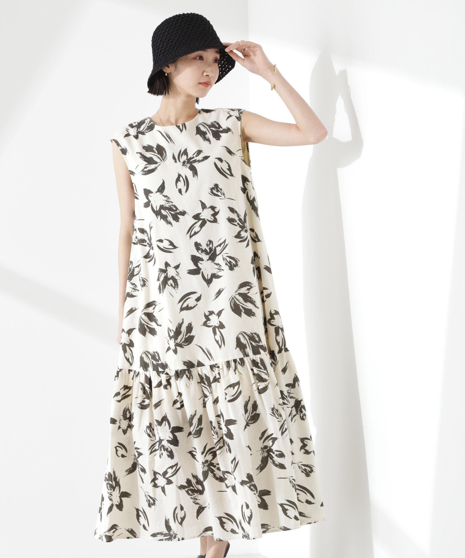 nano･universe「綿麻COOLMAXワンピース」|ワンピース|