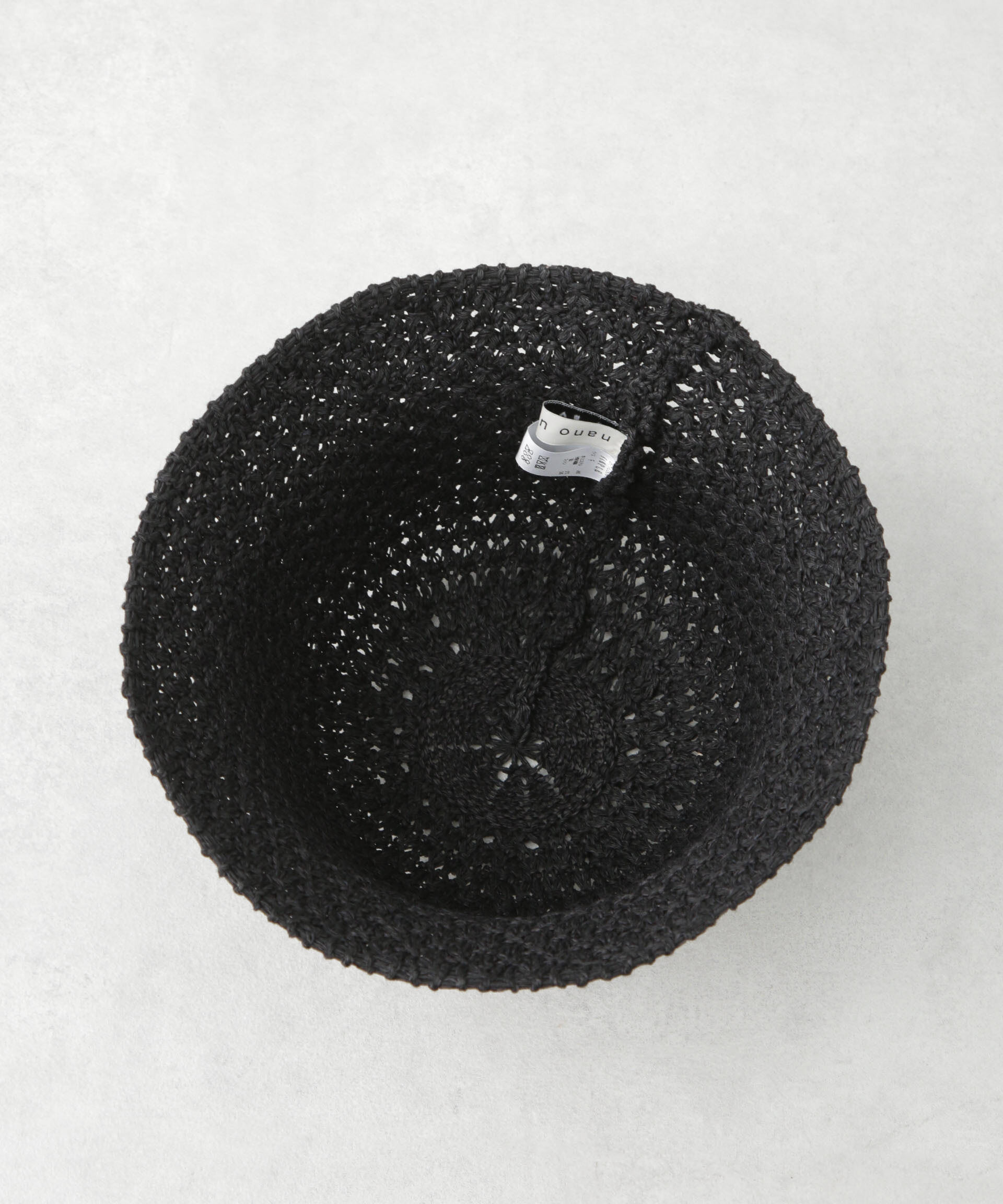 nano･universe「透かし編みサーモハット」|キャップ・キャスケット|