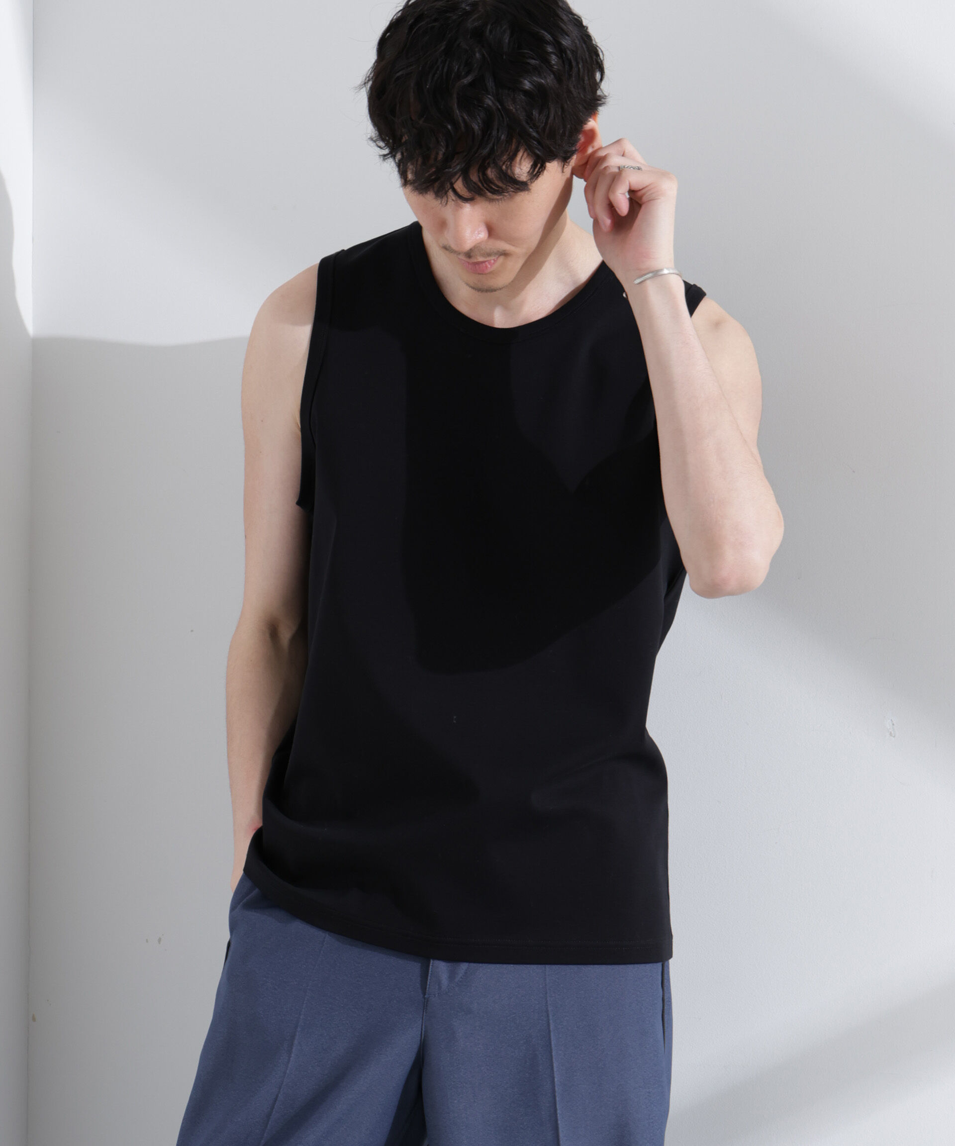  「アンチスメル タンクトップ」|タンクトップ|ブラック