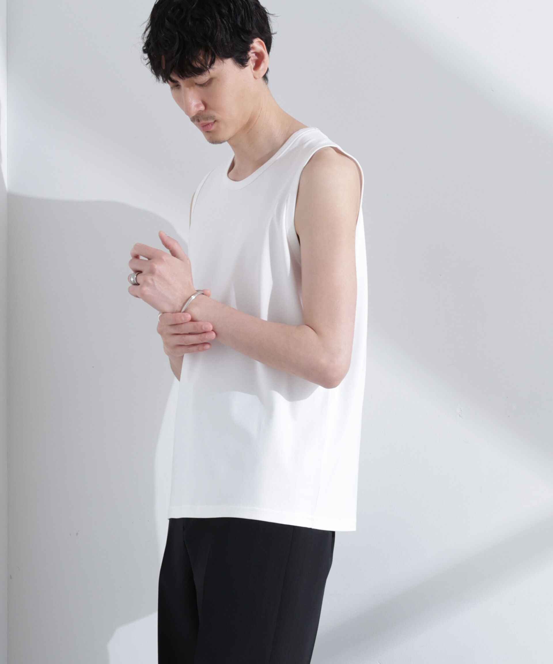  「アンチスメル タンクトップ」|タンクトップ|ホワイト
