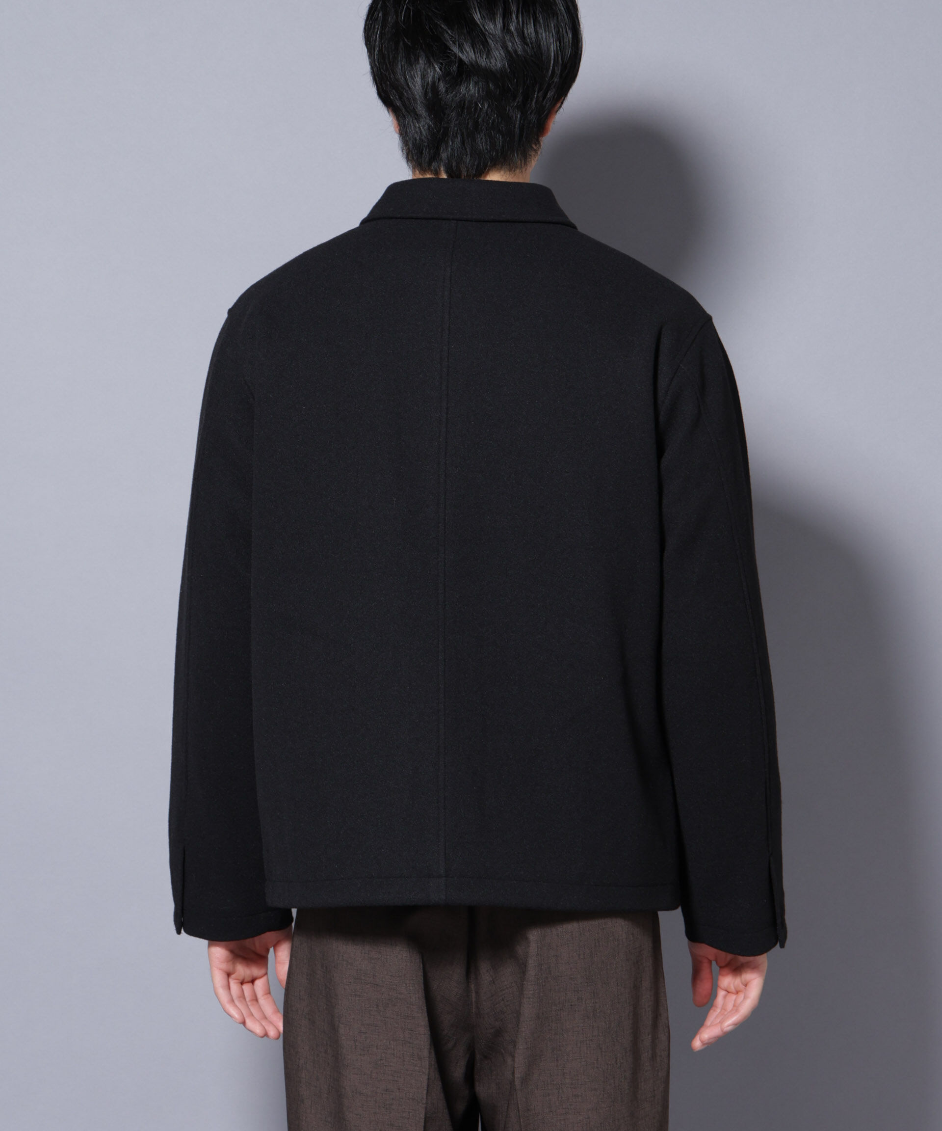 nano･universe「テックメルトンショートブルゾン」|ブルゾン・スタジャン|