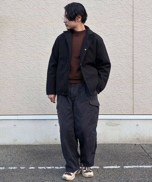 nano･universe「テックメルトンショートブルゾン」|ブルゾン・スタジャン|