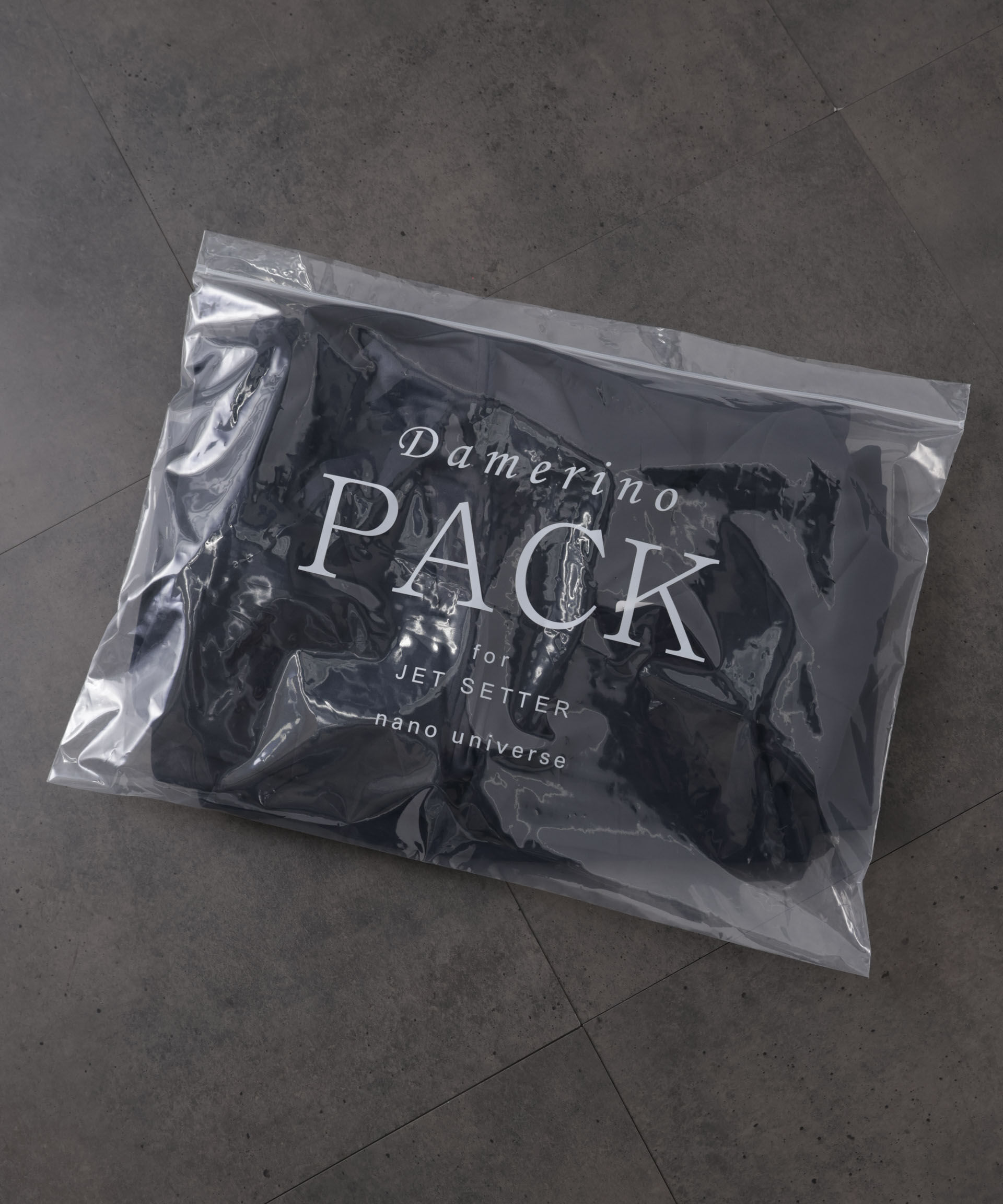 nano･universe「｢Damerino Pack｣for Jet Setter ブークレージャージセットアップ」|スーツ|
