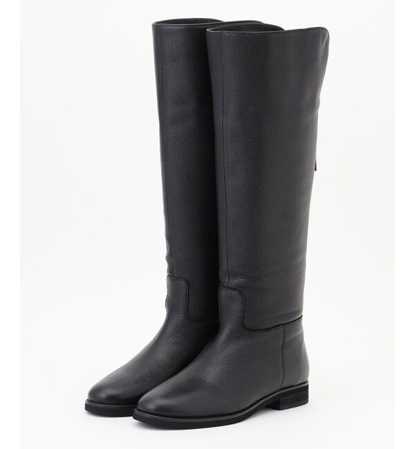 組曲「ワイドシャフト レザーロングブーツ」|ショートブーツ|