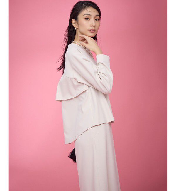 組曲「【KUMIKYOKU NAVY】コンフォータブルアムンゼン ティアードブラウス」|シャツ・ブラウス|