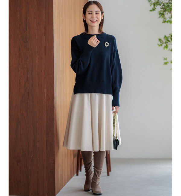 組曲「【WEB限定カラーあり】ウールライクストレッチ フレアスカート」|スカート|