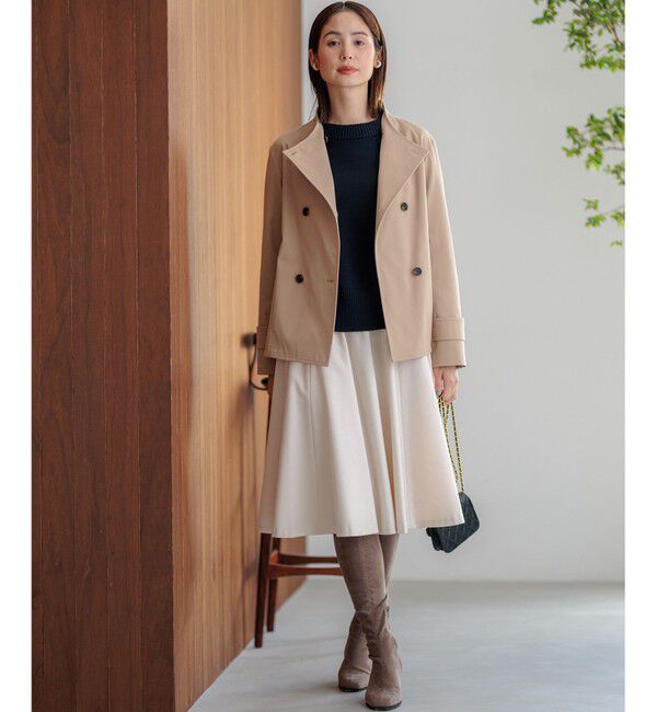 組曲「【WEB限定カラーあり】ウールライクストレッチ フレアスカート」|スカート|