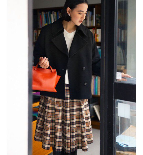 組曲「【WEB限定カラーあり】ウールライクストレッチ フレアスカート」|スカート|