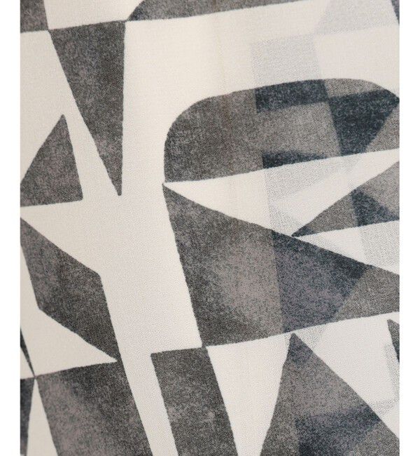 23区「【洗える】Ratti ウォールプリント フレアスカート」|スカート|