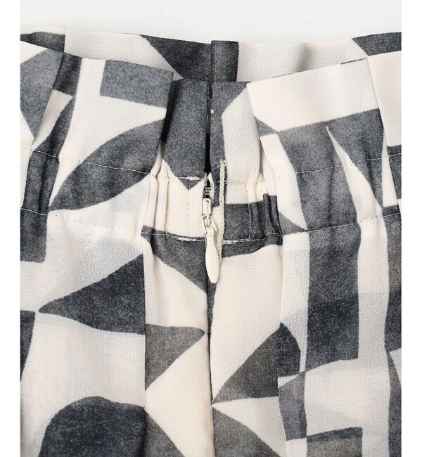 23区「【洗える】Ratti ウォールプリント フレアスカート」|スカート|