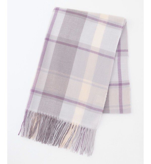 ANY SIS「【洗える】フワリーチェック ストール」|マフラー|