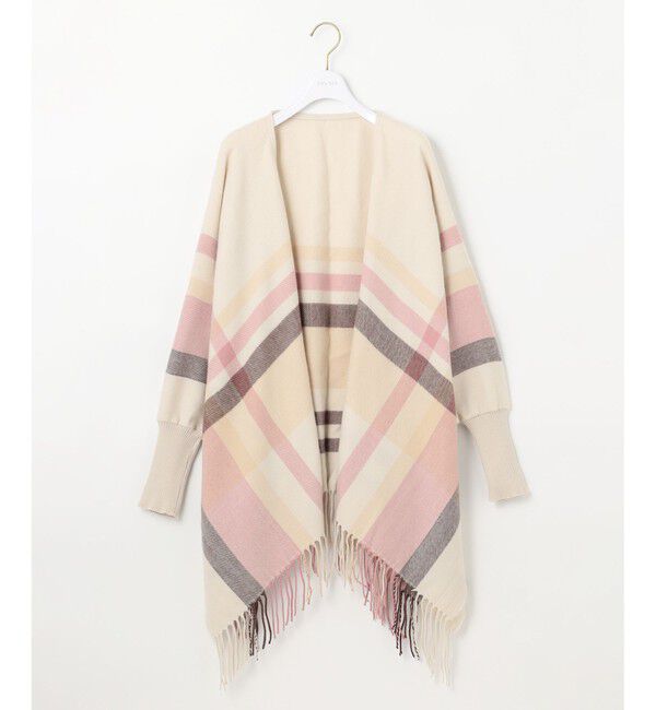 any SiS「チェック ポンチョ」|ストール|