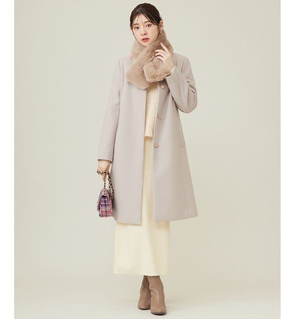 ANY SIS「フェイクファー ティペット」|マフラー|