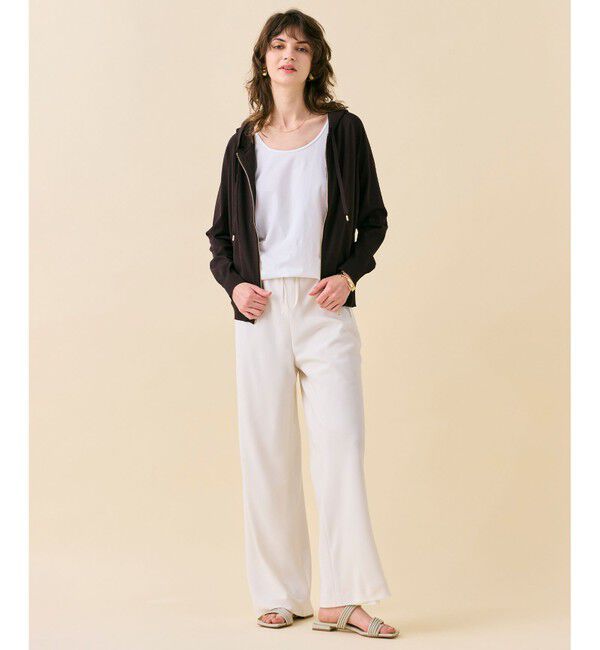 BEIGE,「【WEB限定・洗える】CELOSIA / ドロストワイドパンツ」|その他|