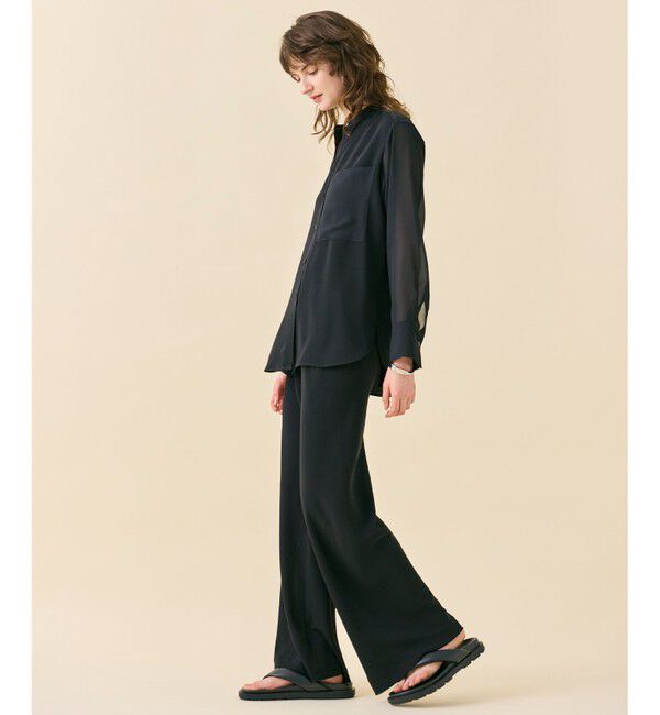 BEIGE,「【WEB限定・洗える】CELOSIA / ドロストワイドパンツ」|その他|