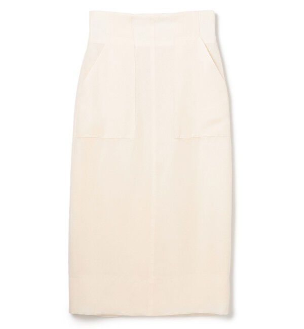 BEIGE,「【洗える】BERNARD / リネンアウトポケットハイウエストスカート」|スカート|