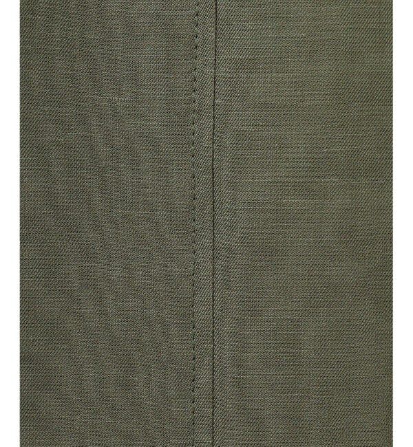 BEIGE,「【洗える】BERNARD / リネンアウトポケットハイウエストスカート」|スカート|