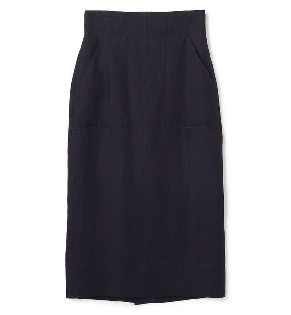 BEIGE,「【洗える】BERNARD / リネンアウトポケットハイウエストスカート」|スカート|