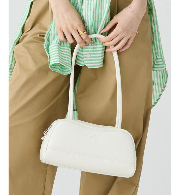 LACOSTE「ローラレザーショルダーバッグ」|ショルダー・メッセンジャー|