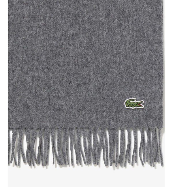 LACOSTE「メリノウールスクールマフラー」|マフラー|
