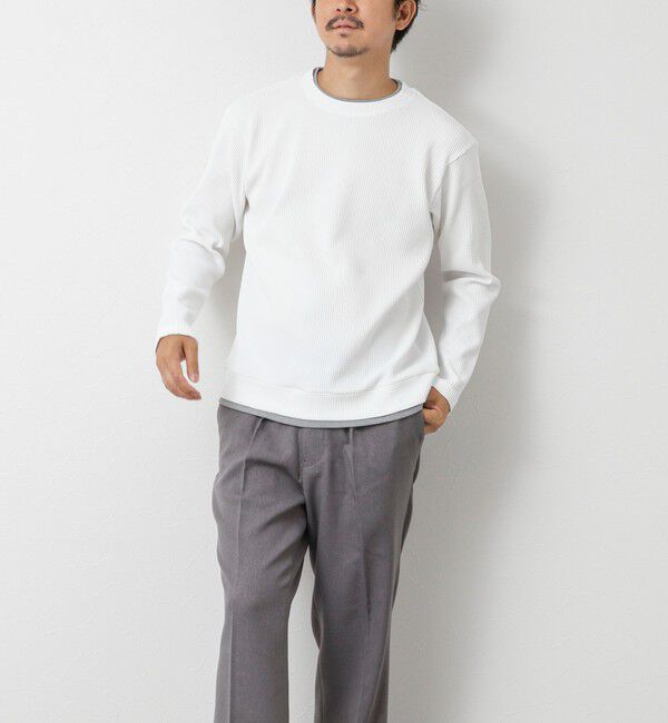 NOLLEY'S goodman「【IRM】《吸水速乾/UVカット》ワッフルダブルカラー LS Tee 25AW」|Tシャツ・カットソー|