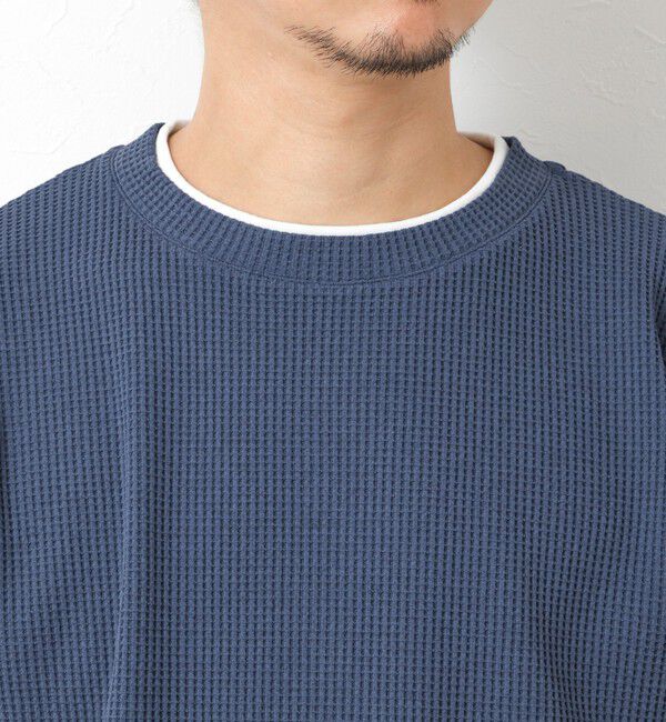 NOLLEY'S goodman「【IRM】《吸水速乾/UVカット》ワッフルダブルカラー LS Tee 25AW」|Tシャツ・カットソー|