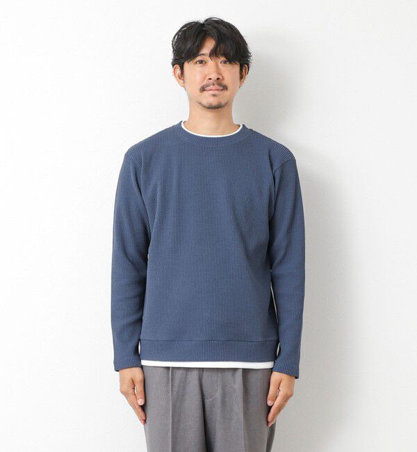 NOLLEY'S goodman「【IRM】《吸水速乾/UVカット》ワッフルダブルカラー LS Tee 25AW」|Tシャツ・カットソー|