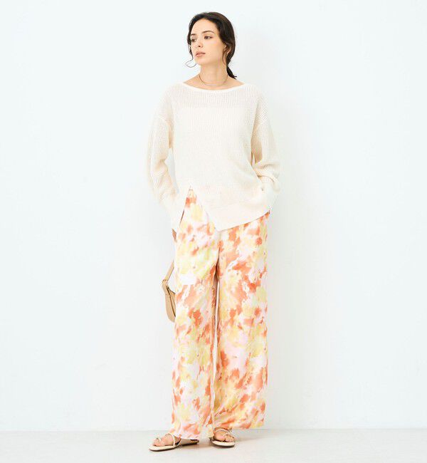 NOLLEY'S sophi「ウォッシャブルブラープリントイージーパンツ」|その他|