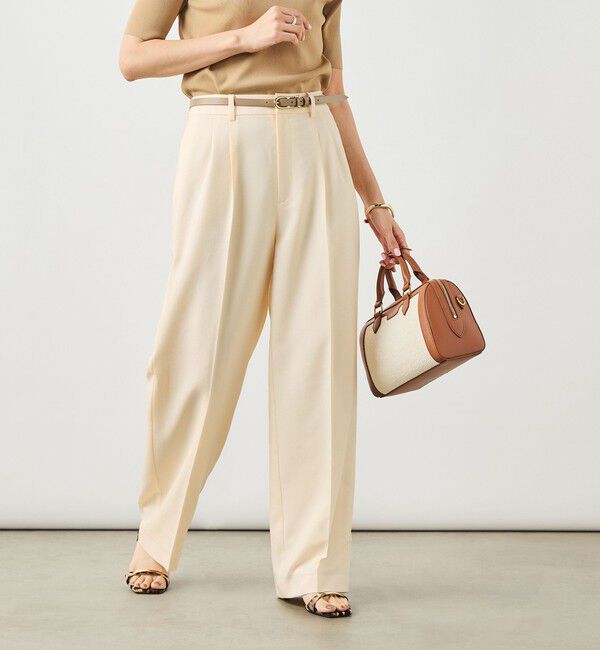 NOLLEY'S sophi「NEW morisachi《セットアップ対応》ウォッシャブルスラブオックスタックワイドパンツ」|その他|