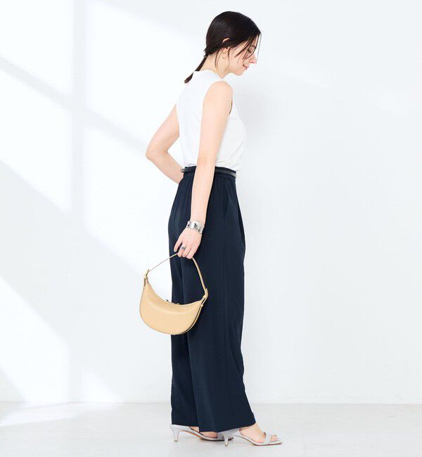NOLLEY'S sophi「《セットアップ対応》ウォッシャブルエアリージョーゼットイージーワイドパンツ」|その他|
