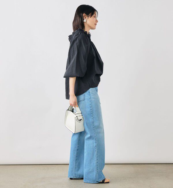 NOLLEY'S sophi「ウォッシャブルシアーシルクワッシャーオフショルブラウス」|シャツ・ブラウス|