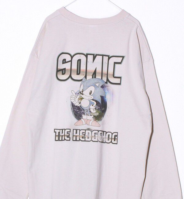 GLOSTER「【SONIC/ソニック】UNISEX ヴィンテージ風 ロンT」|Tシャツ・カットソー|