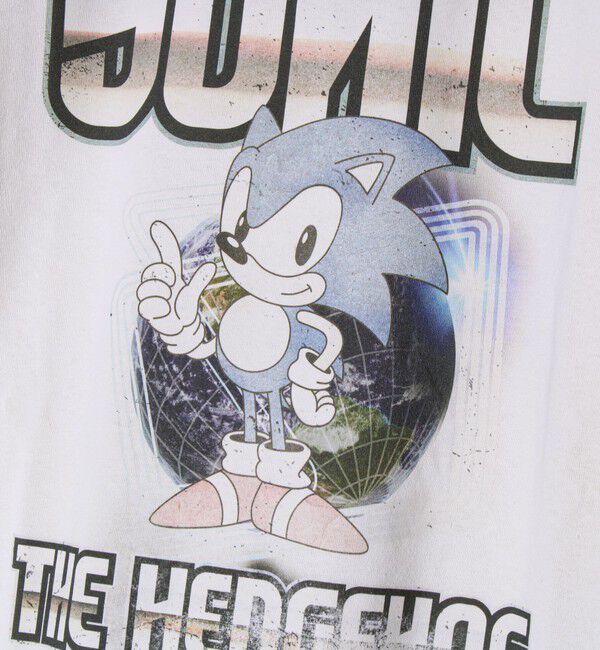 GLOSTER「【SONIC/ソニック】UNISEX ヴィンテージ風 ロンT」|Tシャツ・カットソー|