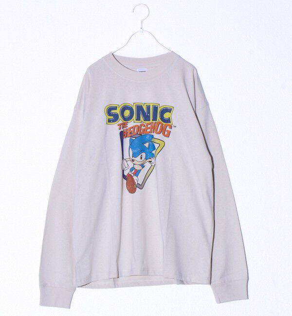GLOSTER「【SONIC/ソニック】UNISEX ヴィンテージ風 ロンT」|Tシャツ・カットソー|ホワイト系その他2