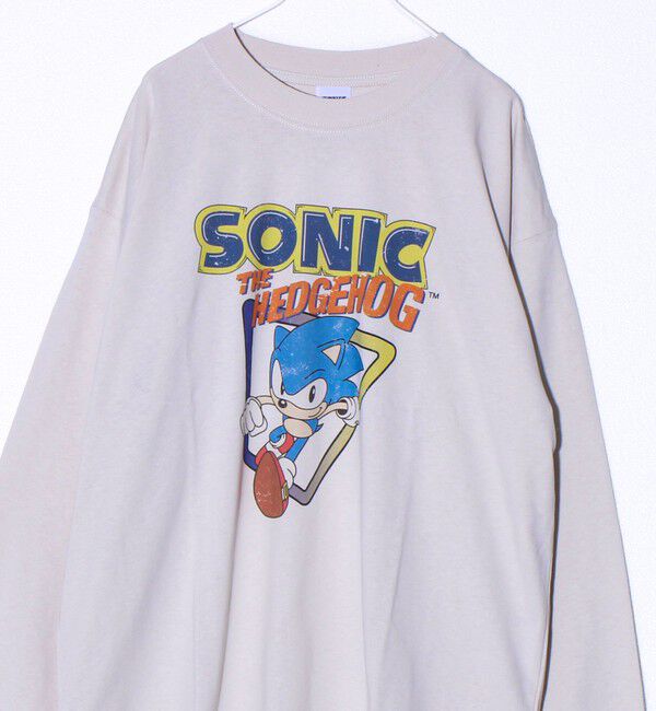 GLOSTER「【SONIC/ソニック】UNISEX ヴィンテージ風 ロンT」|Tシャツ・カットソー|