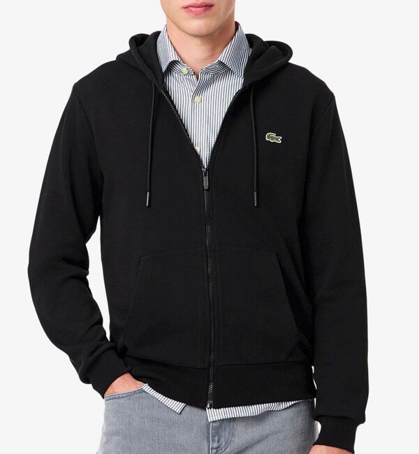 GLOSTER「【LACOSTE/ラコステ】エッセンシャルジップスウェットフーディー」|パーカー|