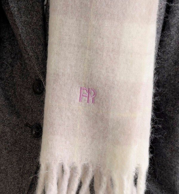 fredy emue「ライトブークレチェックマフラー45」|マフラー|