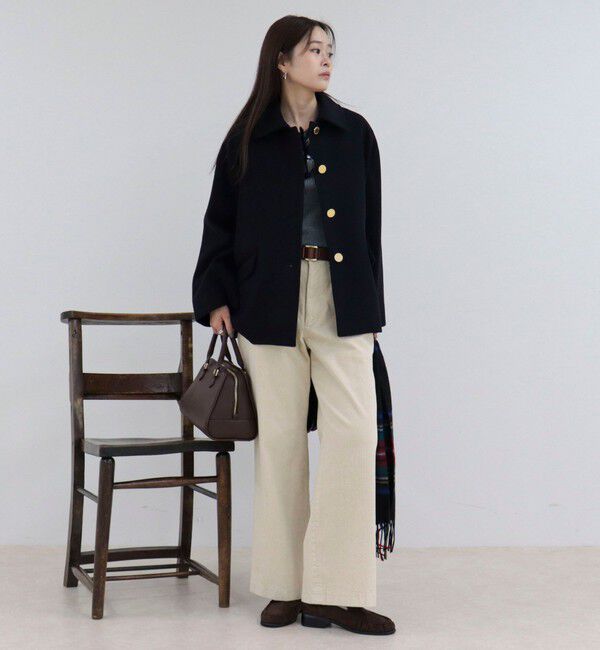 fredy emue「【Traditional WeatherWear】LINTON SHORT コート」|ダッフルコート|