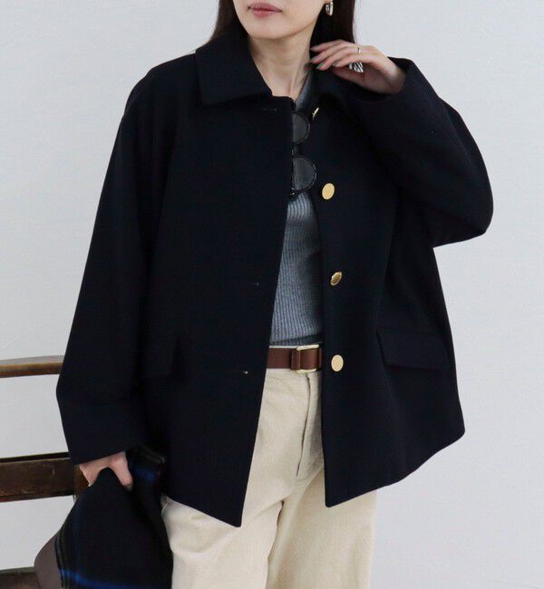 fredy emue「【Traditional WeatherWear】LINTON SHORT コート」|ダッフルコート|