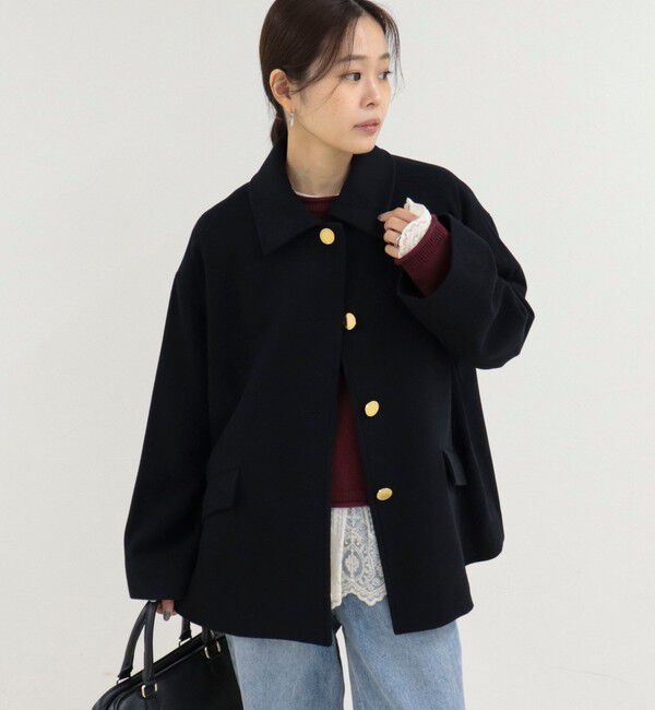 fredy emue「【Traditional WeatherWear】LINTON SHORT コート」|ダッフルコート|