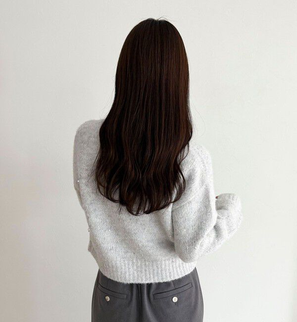 fredy emue「スパンコールニットカーディガン」|カーディガン|