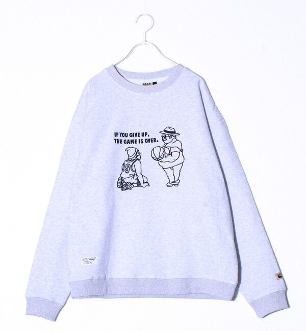 FREDY MAC「【Duckster/ダックスター】刺繍クルーネックスウェット」|スウェット・ジャージ|ライトグレー