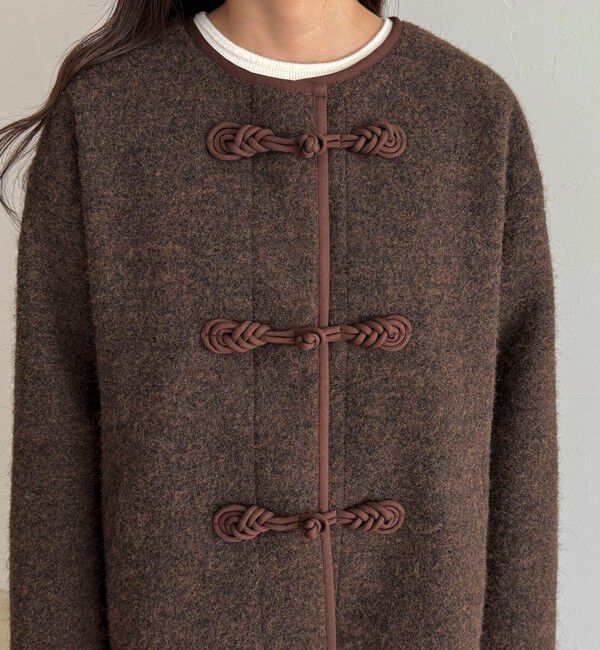 fredy emue「圧縮ニットチャイナコート」|その他|