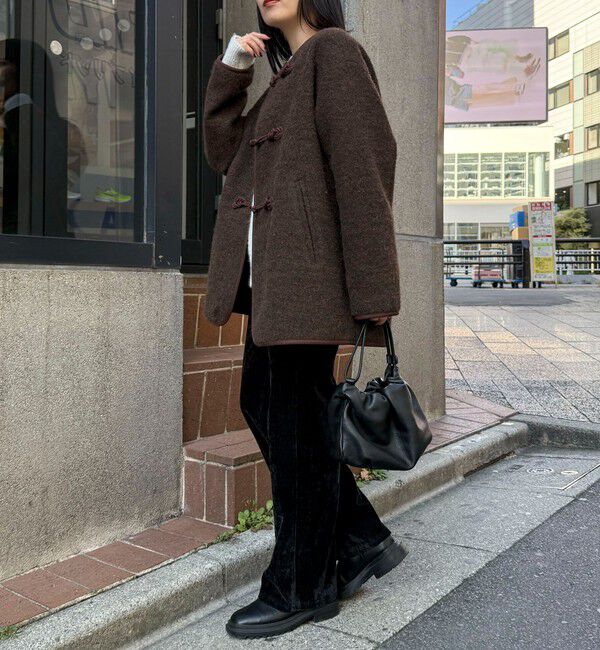 fredy emue「圧縮ニットチャイナコート」|その他|