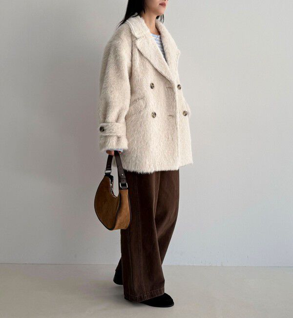 fredy emue「【GEVACO/ゲバコ】別注シャギーPコート」|ピーコート|