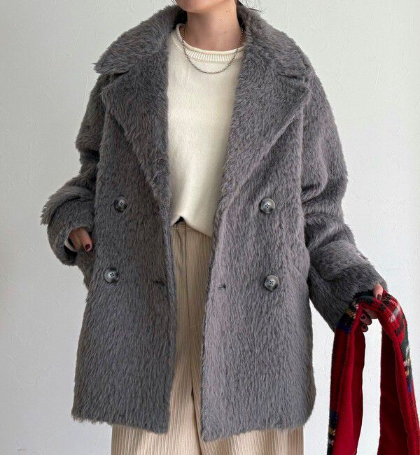 fredy emue「【GEVACO/ゲバコ】別注シャギーPコート」|ピーコート|