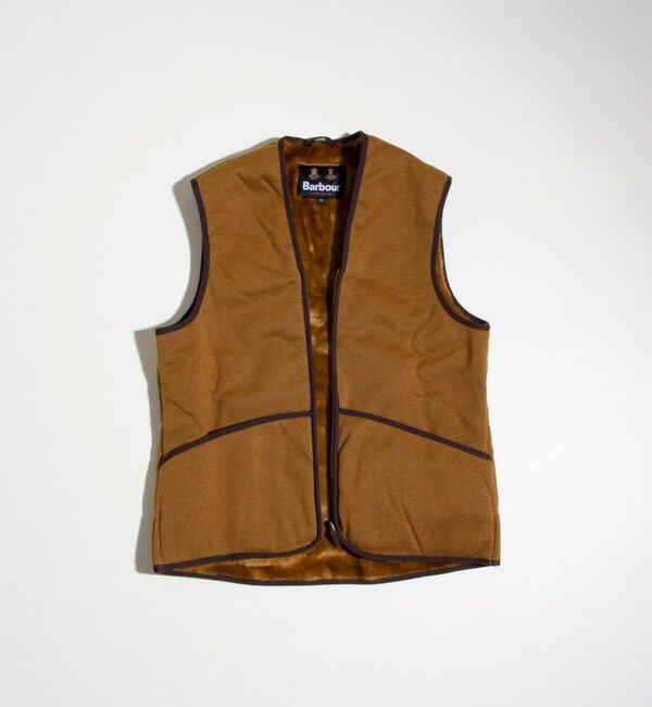 GLOSTER「【BARBOUR/バブアー】フロントジップ ファー ライナー ベスト」|ベスト・ジレ|