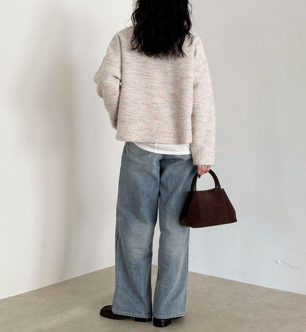 fredy emue「ツィードニットソーコクーンプルオーバー」|Tシャツ・カットソー|