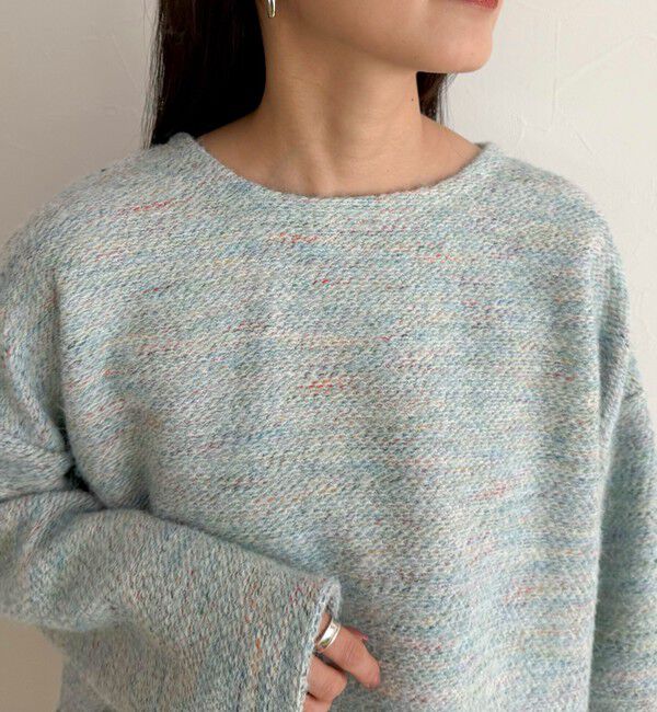 fredy emue「ツィードニットソーコクーンプルオーバー」|Tシャツ・カットソー|